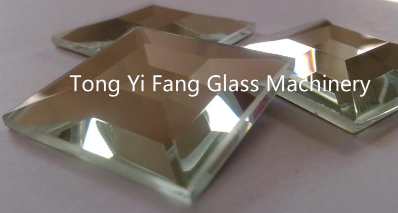 decoration glasses by glass edging machine