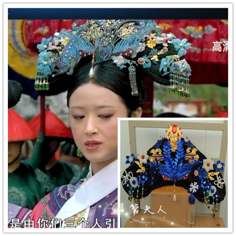 后宫甄嬛传头饰古装发饰影视剧组婚纱摄影配饰cos 高清图片