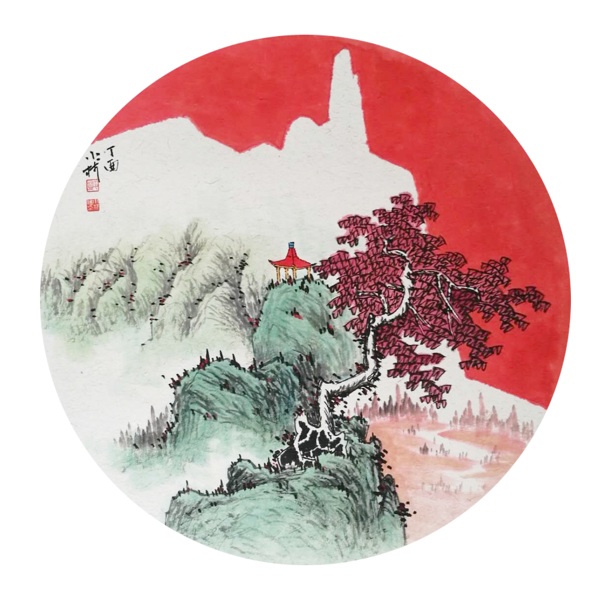 【画家推荐】邓小林:寄情青山绿水!