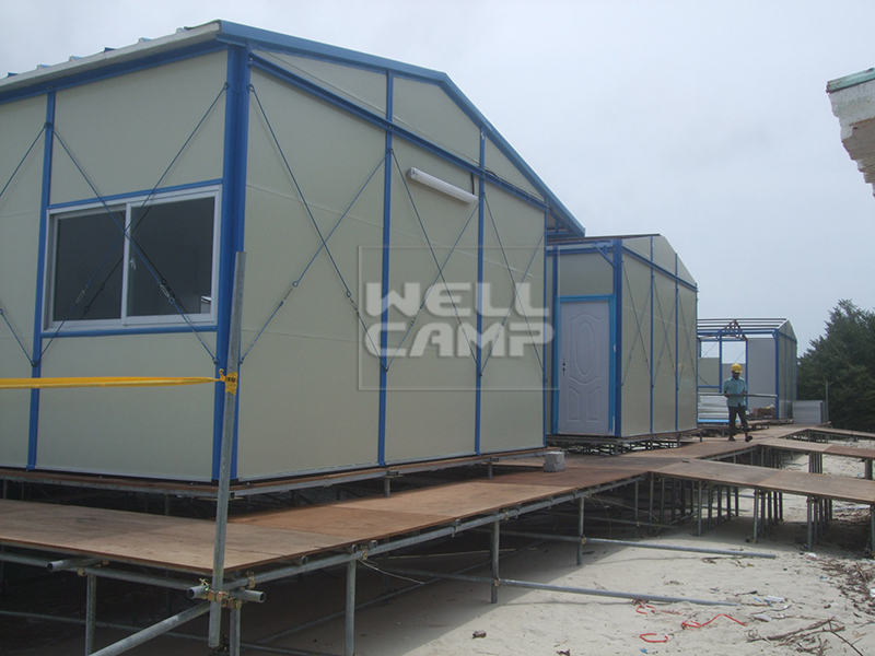 wool prefab guest house online for hospital