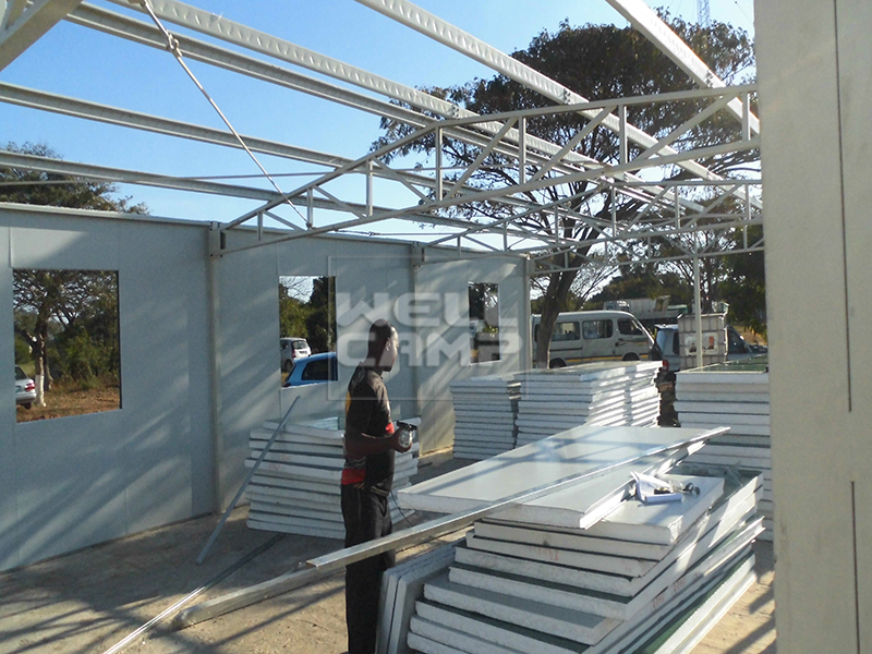 temporary prefab house kits building for accommodation