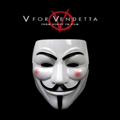 盛泉v字仇杀队面具v字面具/主题面具/万圣节面具 - 分享 - 关注@求